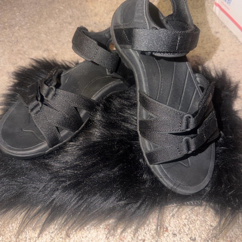 Teva Black Tirra Sport Sandals